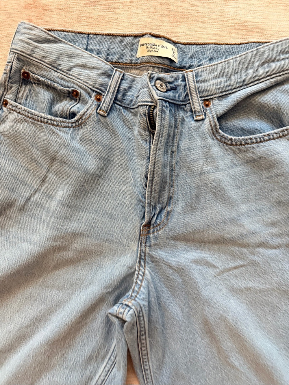 Abercrombie Jeans Wide Leg Soft 27 Short - Picture 2 of 7